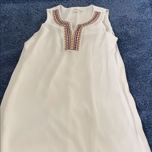White Patterned Dress